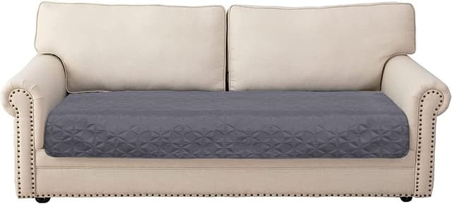 Detalle de Taiyang 100% wasserdichter Sofabezug für Hundebett, Hundedecke & Couchschutz (Grau, 76–180 cm)