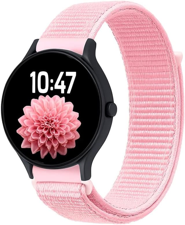 Detalle de Nylon replacement strap for Reflex Active smartwatches (Series 4/5/6/7/9/10/12/13/14/15/16/23/26)