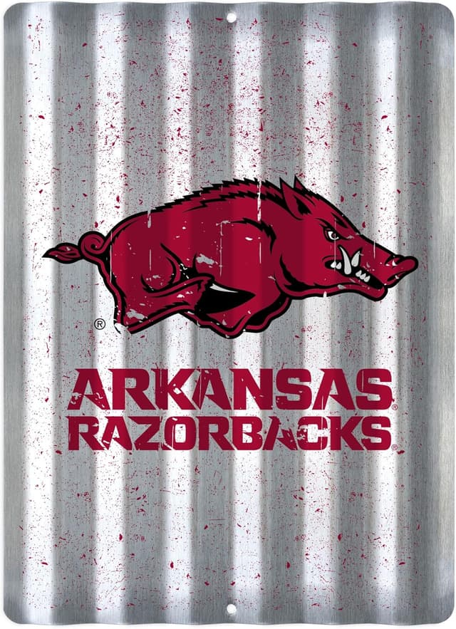 Detalle 2 de Rico Industries NCAA 12" x 16" Tin Metal Roof Sign