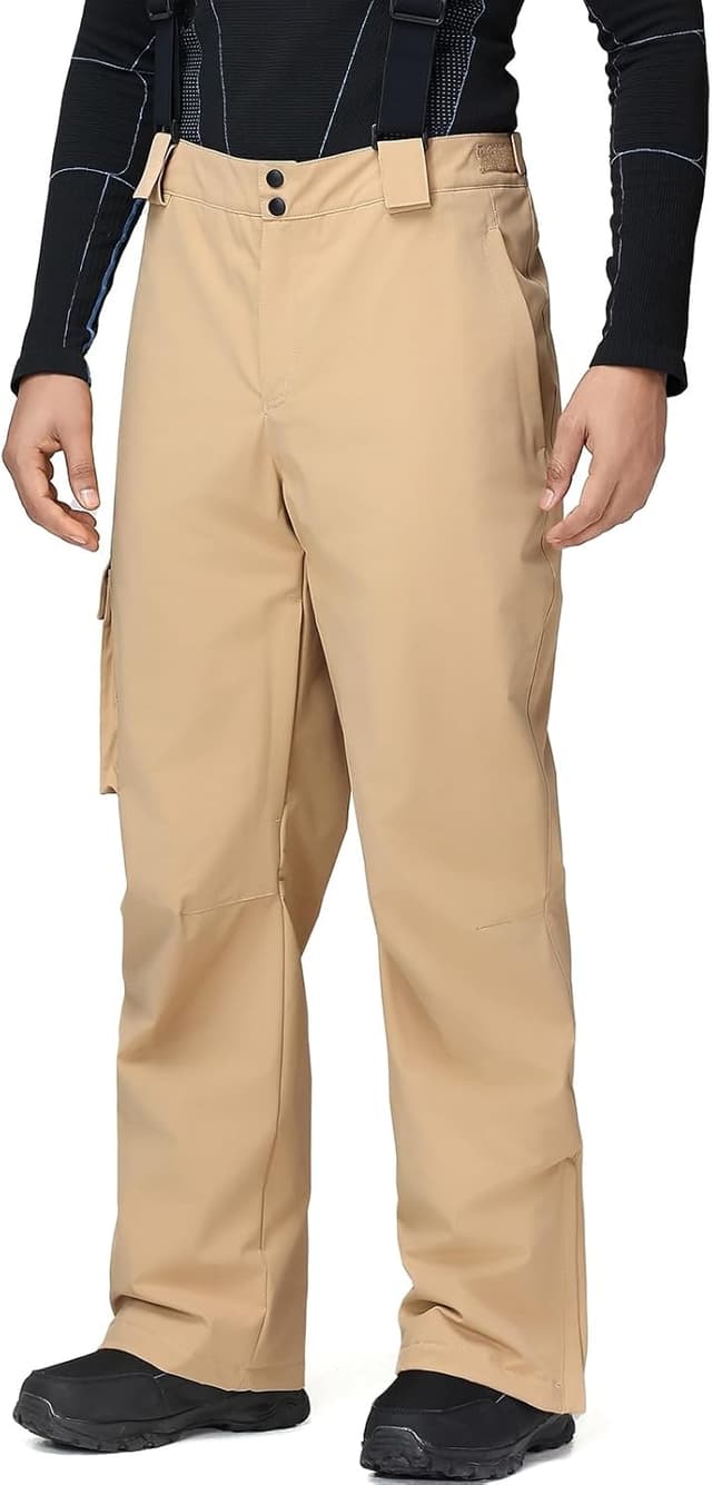 Thumbnail 6 de YEEFINE Men's Ski Snow Pants Insulated Waterproof