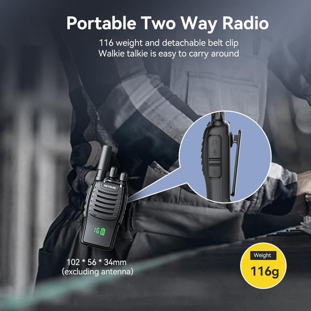 Thumbnail 5 de Retevis H777H Walkie Talkie 10er Set