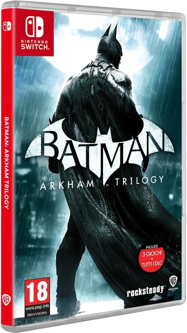 Detalle de Batman Arkham Trilogy (NS) per Nintendo Switch: include Asylum, City e Knight con contenuti scaricabili