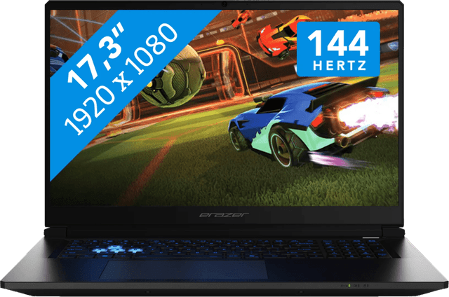 Detalle de ERAZER Scout 17 E1 Gaming-Laptop (17,3 Zoll) mit Intel Core 5 (210H), 16 GB RAM, 1 TB SSD und RTX 5050