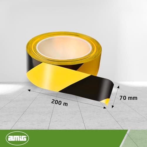 Thumbnail 6 de Amig - Cinta de Balizaje LDPE 200 m Amarillo y Negro ⚠