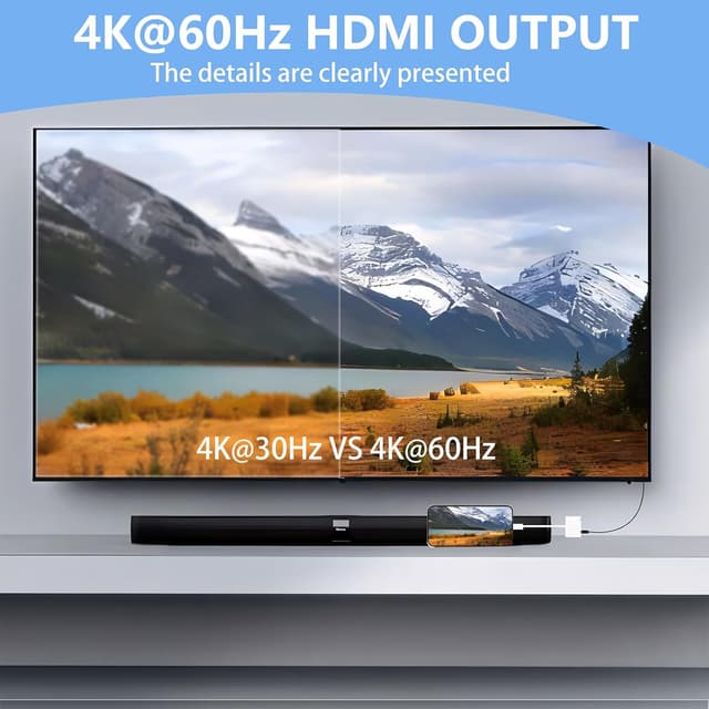 Detalle 2 de Kinhaly USB C to HDMI Adapter 4K