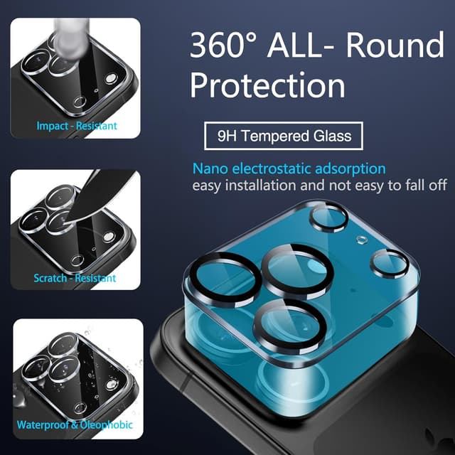 Thumbnail 5 de IMBZBK Auto-Dust Removal Matte Screen Protector for iPhone 17 Pro Max 3-Pack