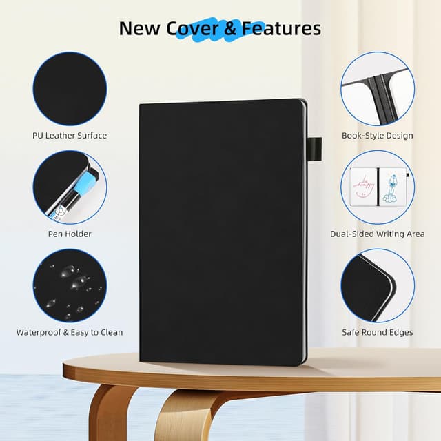 Detalle de AGM A5 mini whiteboard with markers