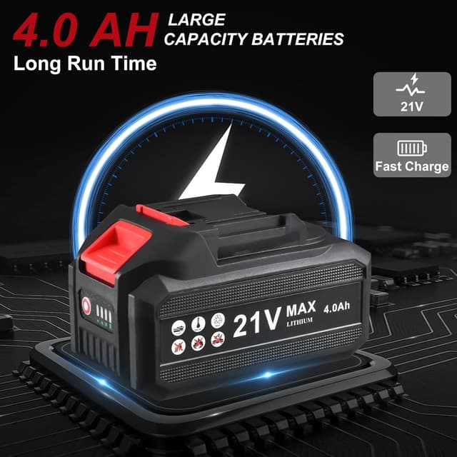 Thumbnail 4 de AOBEN Cordless Impact Wrench 1/2" 600N·m torque