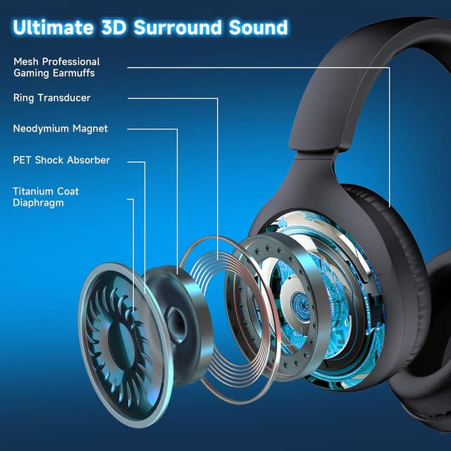 Thumbnail 2 de Wireless Gaming Headset 45H battery