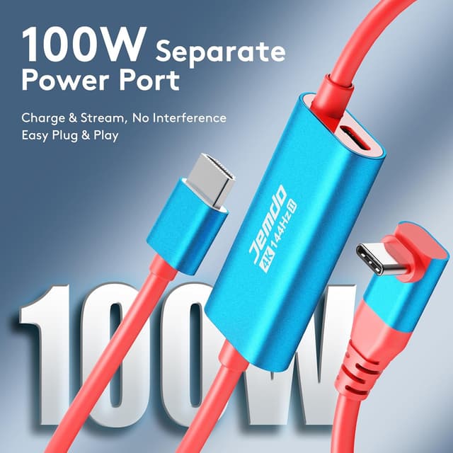 Thumbnail 5 de Nintendo Switch 2 HDMI Dock Base Station 4K 144Hz