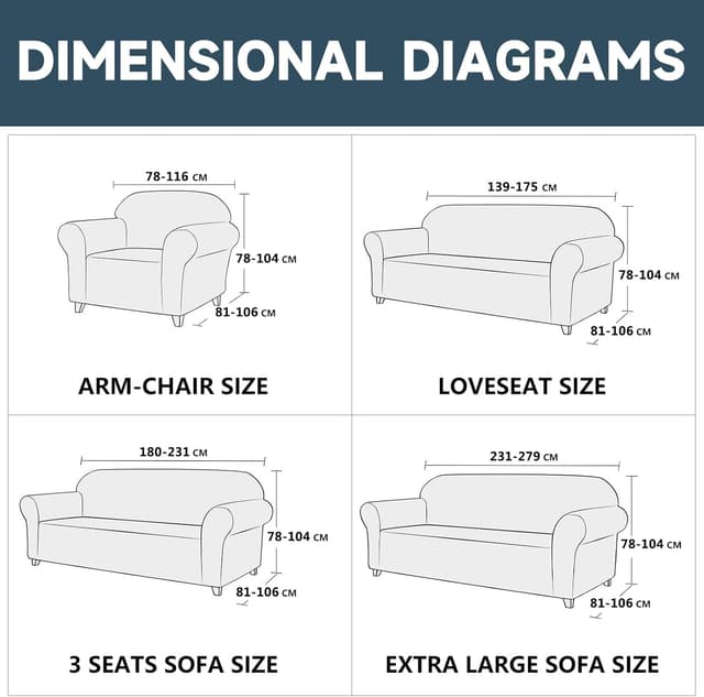 Detalle de Ystyle housse de canapé extensible universelle 4 places avec accoudoirs (kaki)