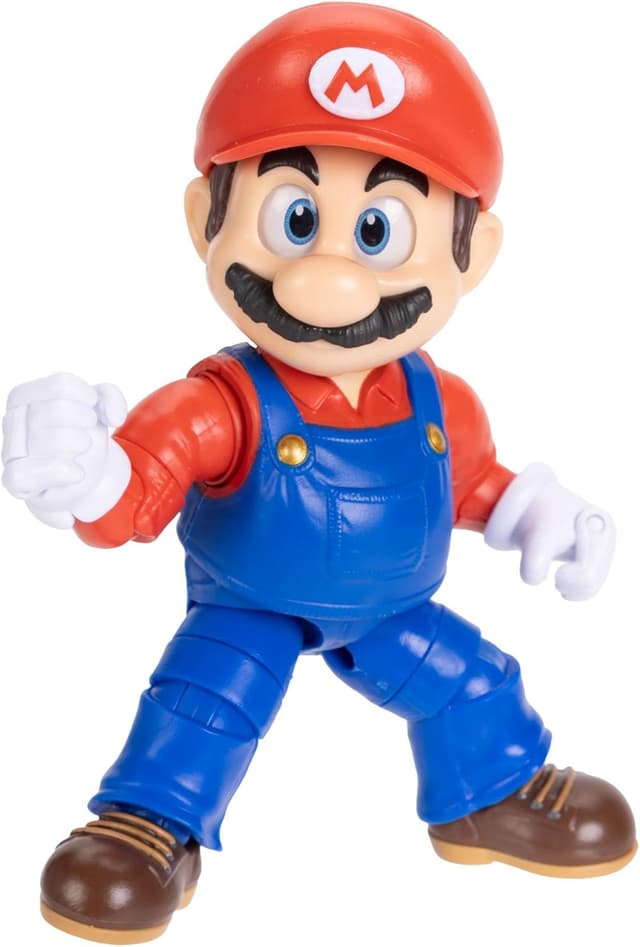 Detalle de Jakks Pacific The Super Mario Galaxy Movie Mario 5" (12.7cm) action figure with accessory