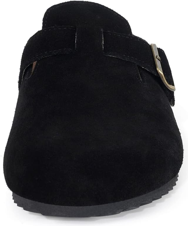 Detalle de Intini Sabot donna/ciabatte uomo chiuse in pelle con plantare in sughero e pantofola traspirante