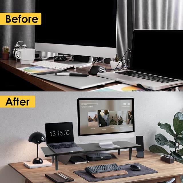 Thumbnail 6 de Across-Star Dual Monitor Stand Riser 32–40" for 2 Screens 🖥