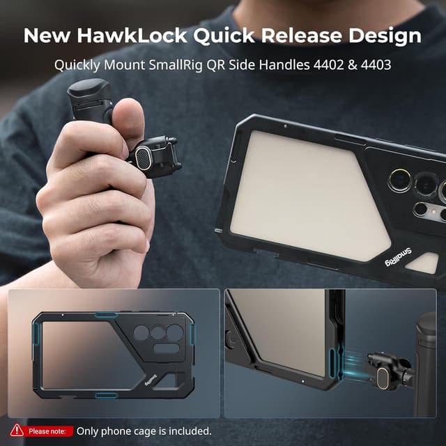 Detalle 2 de SMALLRIG 4601 Cage pour S24 Ultra 67mm