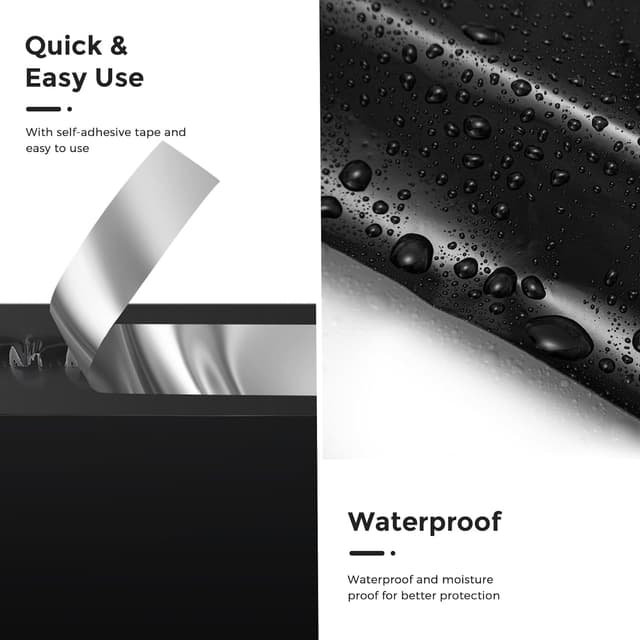 Detalle de Metronic Black Poly Mailers 10x13 (100 Pack) — Small Shipping Bags for Clothing & Small Business