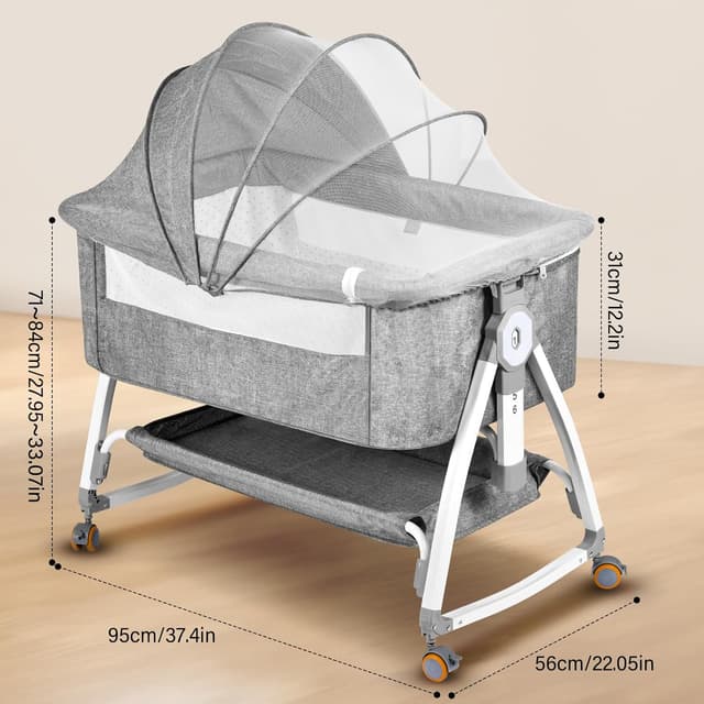 Thumbnail 1 de BJNN Next to Me Crib 6-level adjustable bedside cot