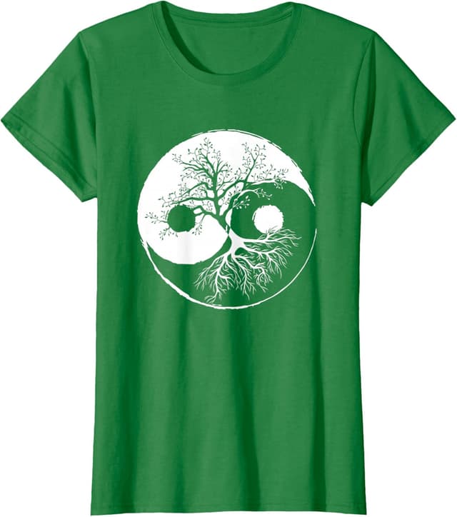 Detalle 2 de Yin et Yang Arbre Balance T-Shirt