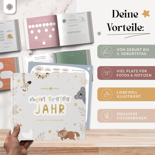 Thumbnail 4 de Lebenskompass Babyalbum PURE Mein erstes Jahr