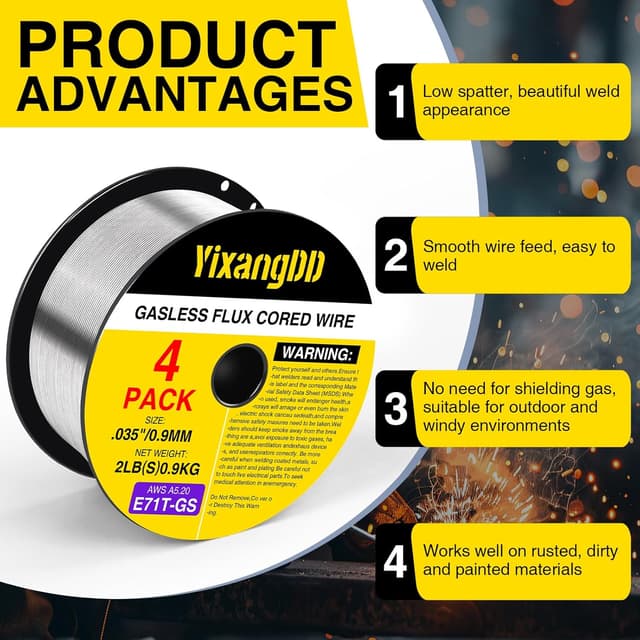 Detalle de Flux Core Welding Wire 0.035 E71T-GS