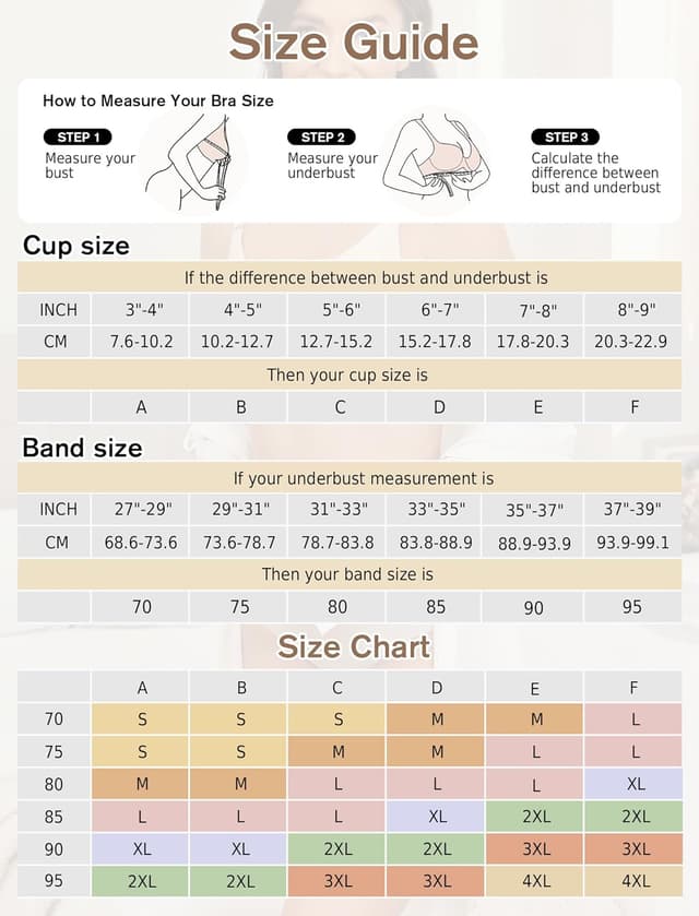 Detalle 2 de EIISSION Damen Push-up-BH ohne Bügel mit Soft-Polsterung (Nahtlos) – Komfort-Vollschalen Bustier
