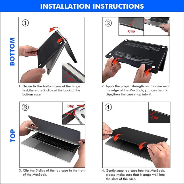 Thumbnail 7 de TECOOL Funda para MacBook Air M1 y Retina 13" Azul Marino
