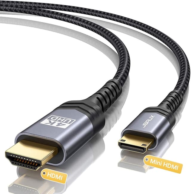 Detalle de JSAUX Mini HDMI to HDMI 6FT Cable ⚡