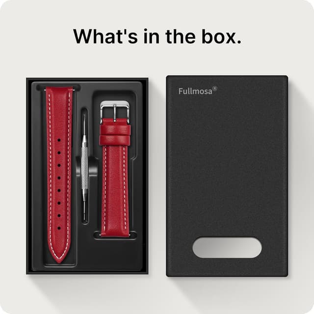 Thumbnail 5 de Fullmosa Cinturino Pelle 20mm per Orologio