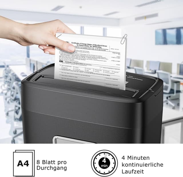 Detalle de Bonsaii C261-C Aktenvernichter 8 Blatt 🗑