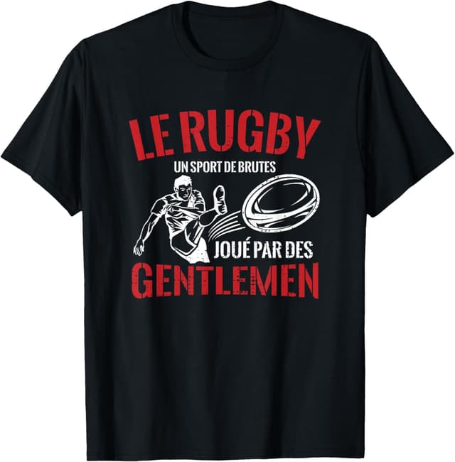 Detalle de T‑shirt rugby joueur cool Homme