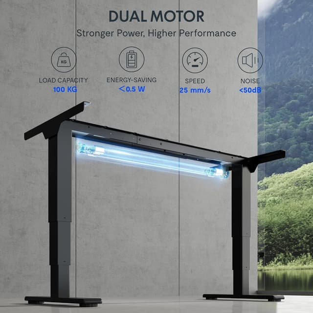 Thumbnail 6 de FLEXISPOT Höhenverstellbares Tischgestell 60–125 cm