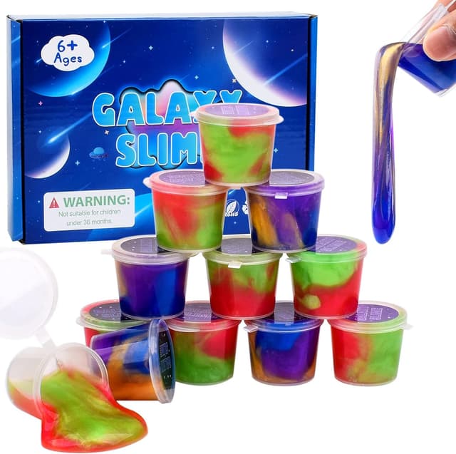 Detalle de Galaxy Slime Kit 12 Pack