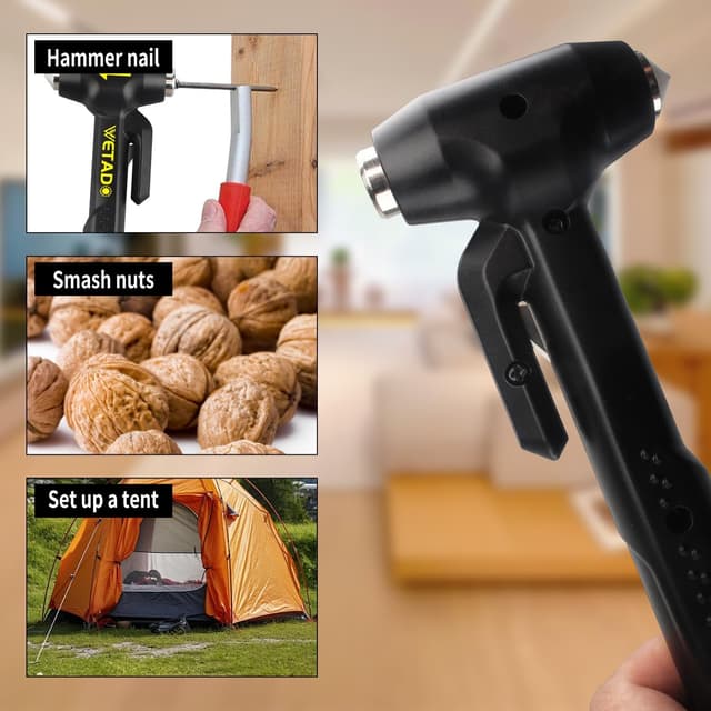 Detalle 2 de Wetado Car Safety Hammer Set, 2-in-1