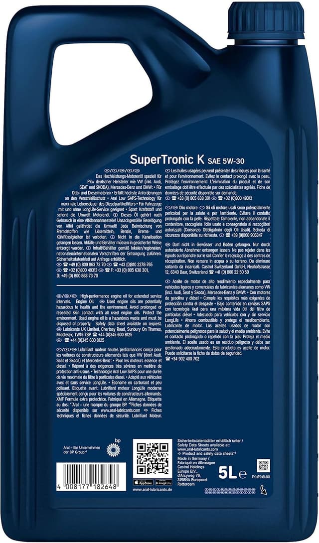 Thumbnail 1 de Aral SuperTronic K 5W-30 5L 🛢
