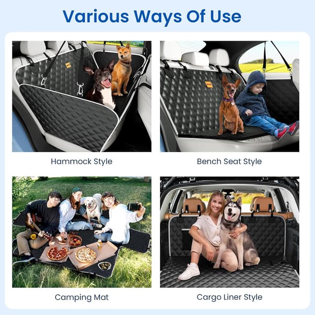 Thumbnail 4 de Pecute Car Dog Cover waterproof universal car seat protector