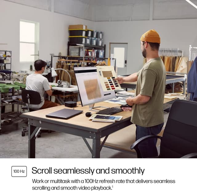 Thumbnail 6 de HP Series 5 23.8" FHD Height Adjust Monitor (524sh) with 100Hz Refresh Rate