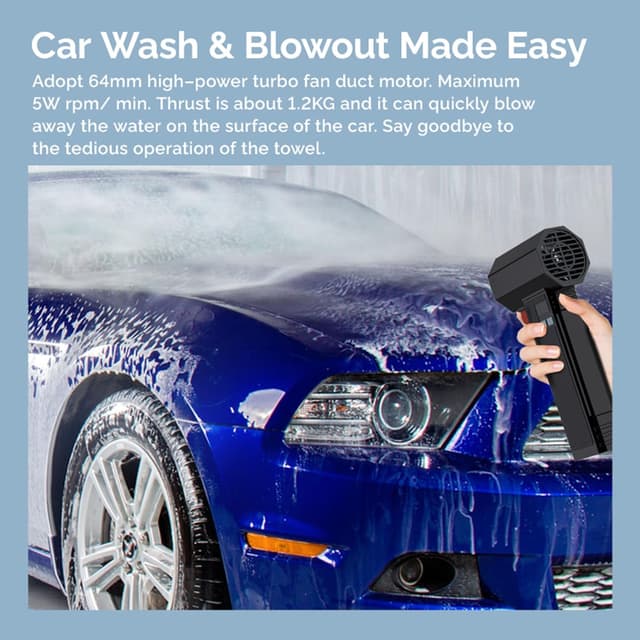 Thumbnail 1 de XOOPON Car Dryer Air Blower with LED