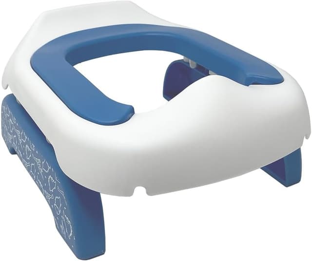 Thumbnail 6 de Pote Pals Travel Potty Soft PU Cushioned Travel Potty (Pink Safari) with 5 Disposable Liners