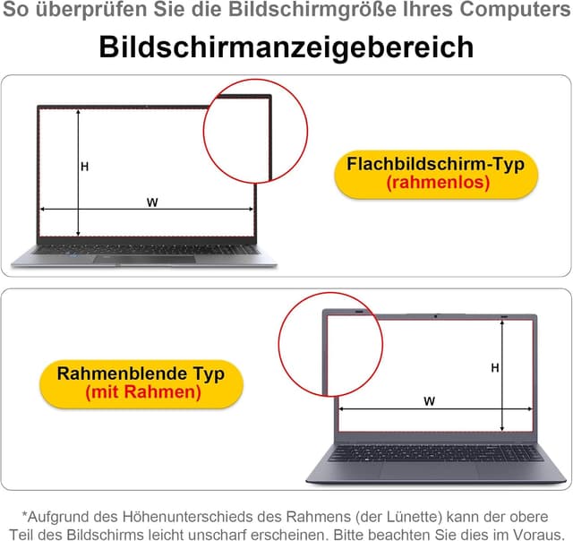 Detalle 2 de STARY magnetische Blickschutzfolie für 14 Zoll (16:10) – abnehmbar, Anti-Spy und Blaulicht-/Blendschutz