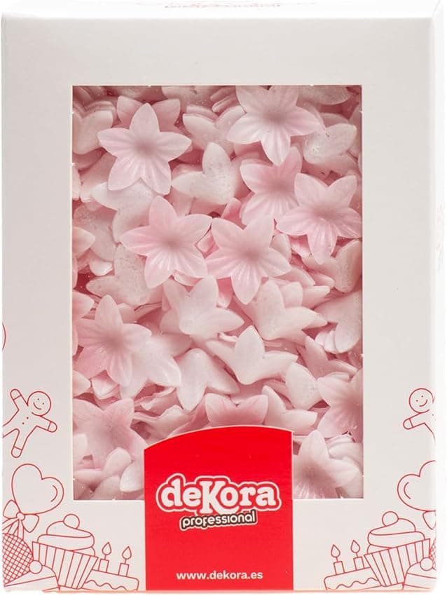 Thumbnail 1 de dekora 400 Mini Flores comestibles para tartas, 2 cm