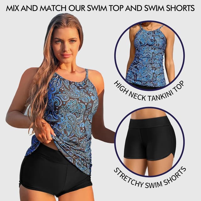 Thumbnail 5 de Womens swim shorts tummy control UPF50+