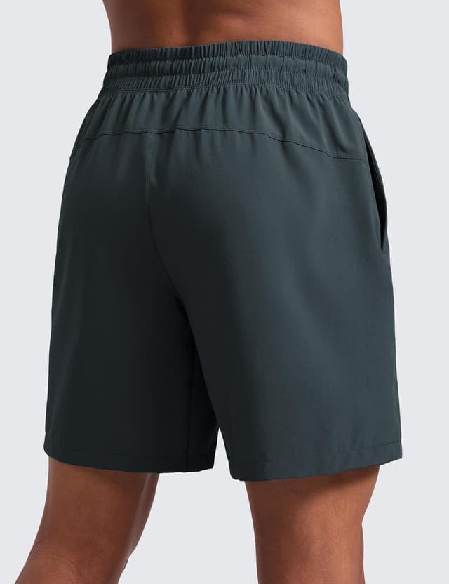 Detalle 2 de CRZ YOGA uomo pantaloncini sportivi da corsa con asciugatura rapida, tasche e coulisse interna (18 cm)