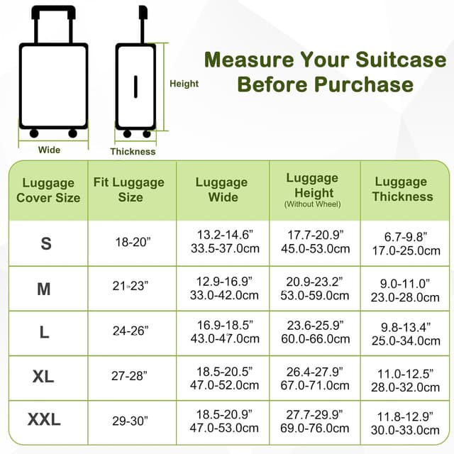 Thumbnail 2 de MHJY Suitcase Cover 18-32 inch protector