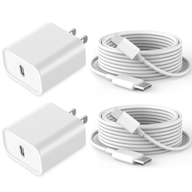 Detalle de 20W Fast Charger 2Pack USB‑C for iPhone 17