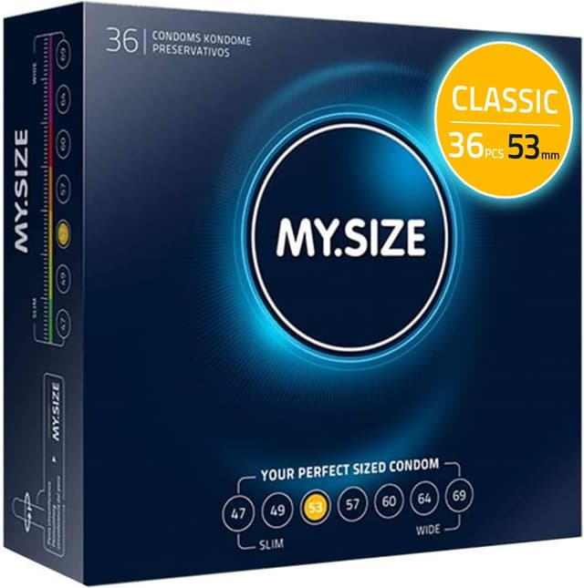 Detalle de Préservatif MY.SIZE 53 mm — 36 pièces