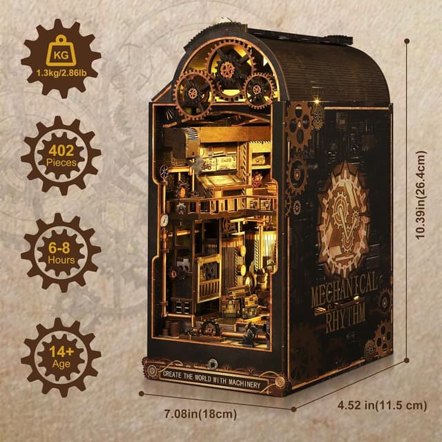 Thumbnail 6 de CRIOLPO Book Nook Kit DIY Miniaturhaus