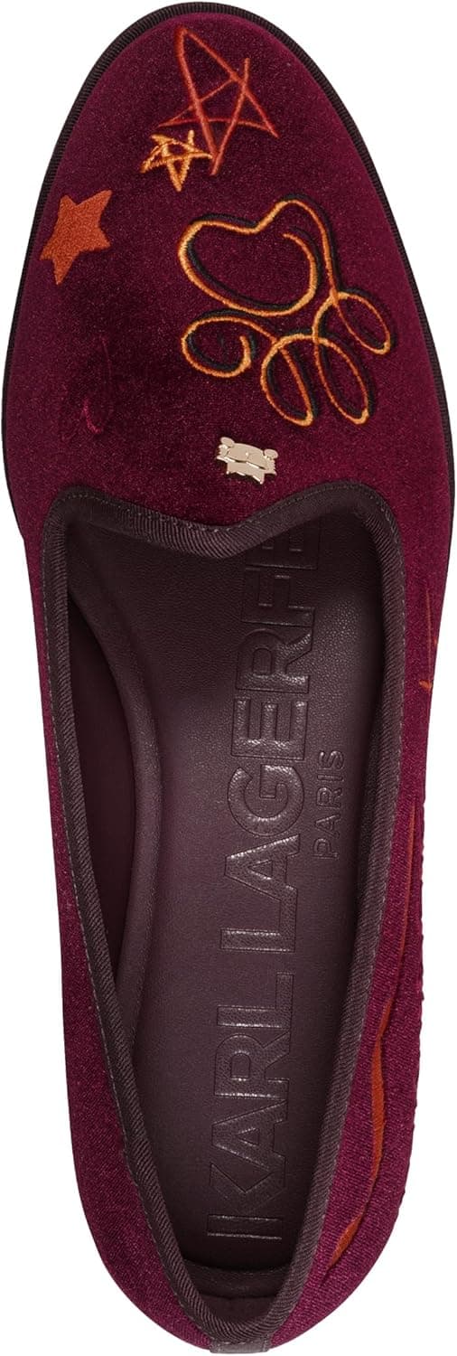 Detalle 2 de Karl Lagerfeld Vaneda Ikonic Flat with Embroidery Patches