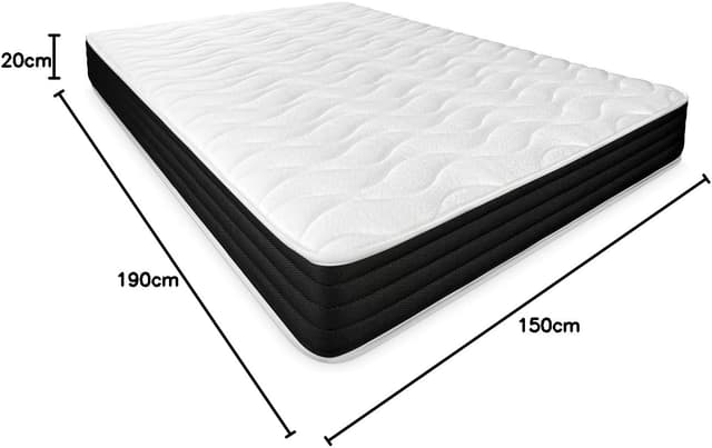 Detalle 1 de DUÉRMETE ONLINE - Colchón Viscoelástico Pocket 20cm 💤