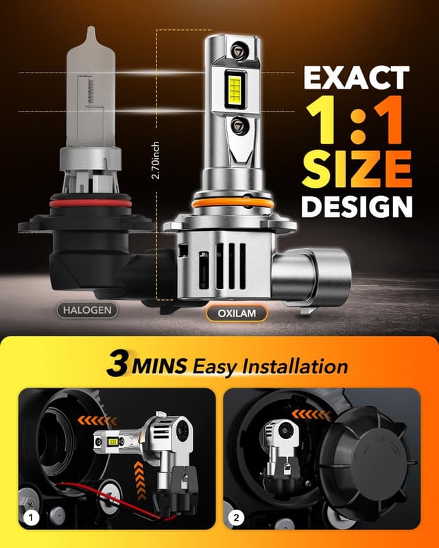 Thumbnail 5 de OXILAM 9005/9006 LED Bulb Combo 90000LM