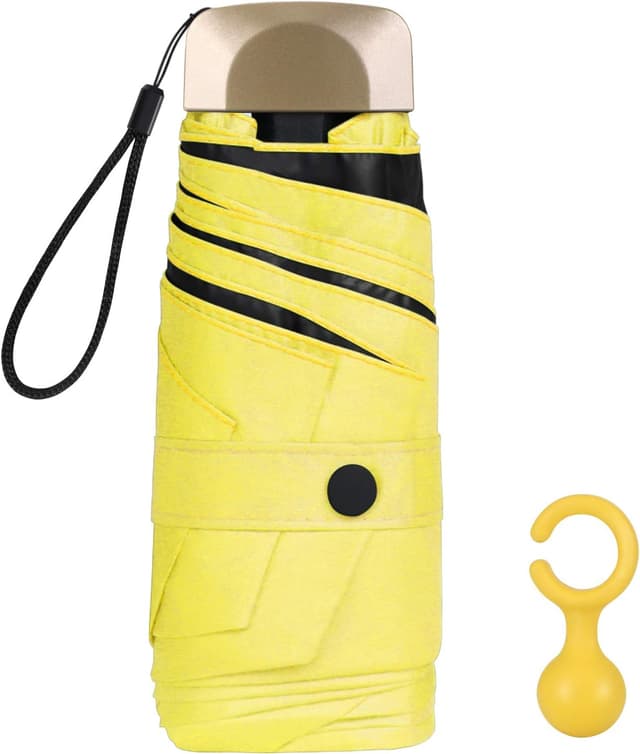 Detalle 2 de Vicloon ombrello portatile pieghevole mini con nervature in alluminio e rivestimento Teflon 210T